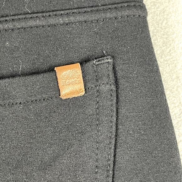 Roots Skinny Pull On Pants Womens Small Black Stretch Pockets Classic Basic - Picture 11 of 14